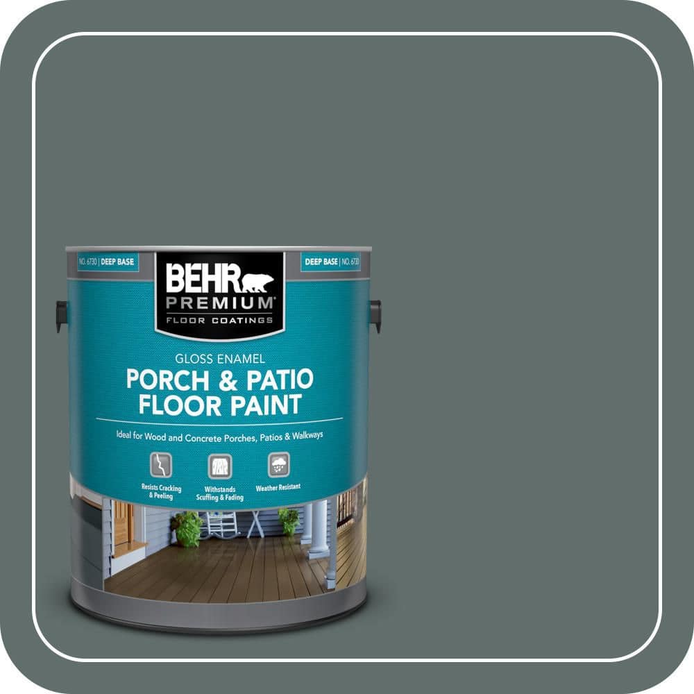 BEHR PREMIUM 1 gal. #PPU12-19 Mountain Pine Gloss Enamel Interior/Exterior Porch and Patio Floor Paint