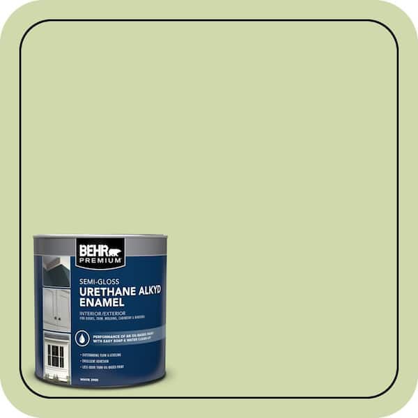 BEHR PREMIUM 1 qt. #P370-3 Chameleon Skin Semi-Gloss Enamel Urethane Alkyd Interior/Exterior Paint (2)