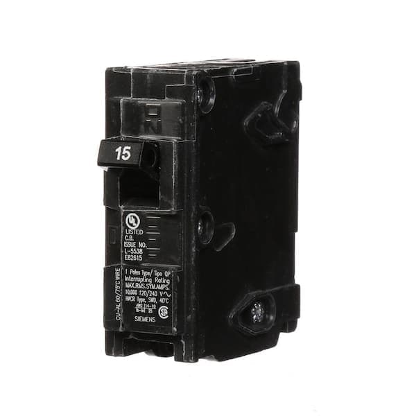 Siemens 15 Amp Single-Pole Type QP Circuit Breaker (2)