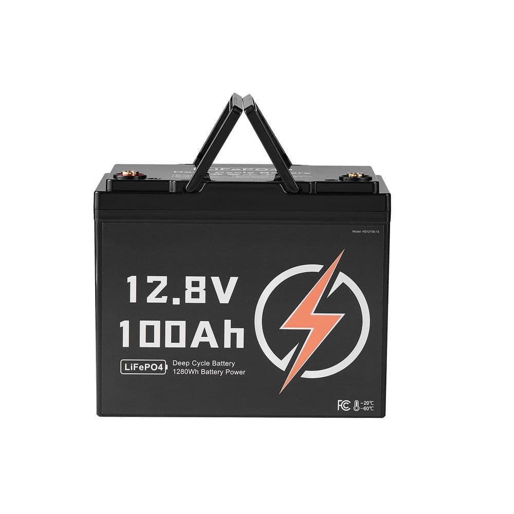 SKYSHALO 12V 100Ah LiFePO4 Battery Deep Cycle Lithium Iron Phosphate Battery for Solar Off-Grid Home Energy Storage (1)