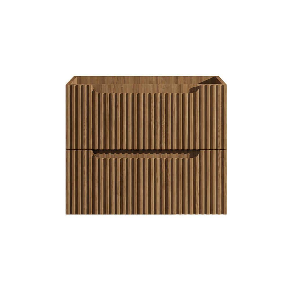 Modland Yunus 23.2 in. Bath Vanity Cabinet without Top in Walnut Unassembled (1)