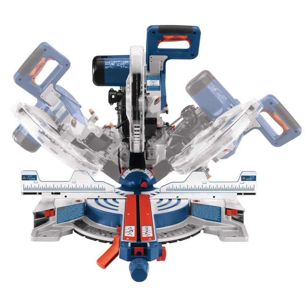 Bosch 12 in. DUAL-BEVEL GLIDE MITER SAW with FOLDING-LEG MITER SAW STAND (2)
