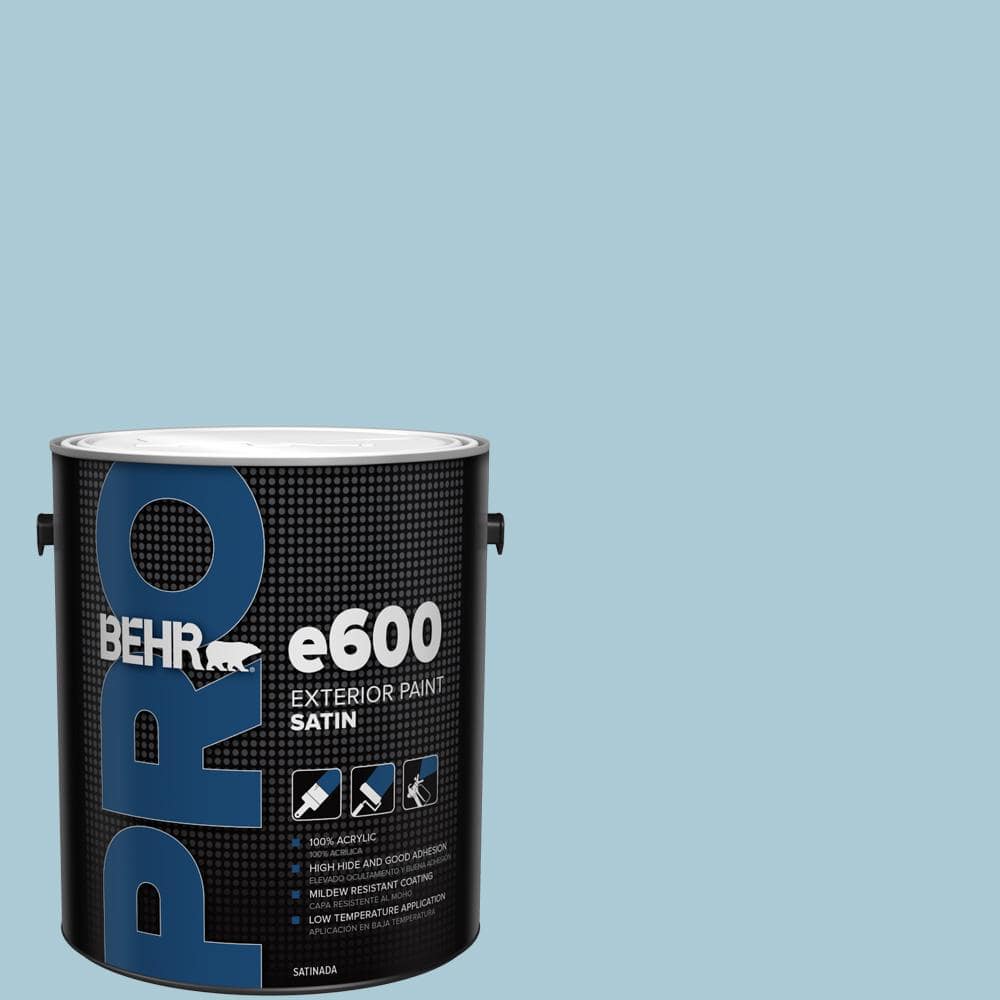 BEHR PRO 1 gal. #S480-2 Sea Wind Satin Exterior Paint