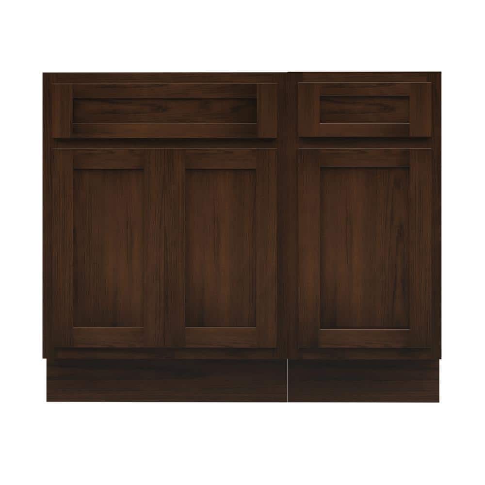 Vanity Art Montclair 3-Door and Freestanding Shaker Bathroom Vanity Cabinet (No Top) - Unassembled (4)