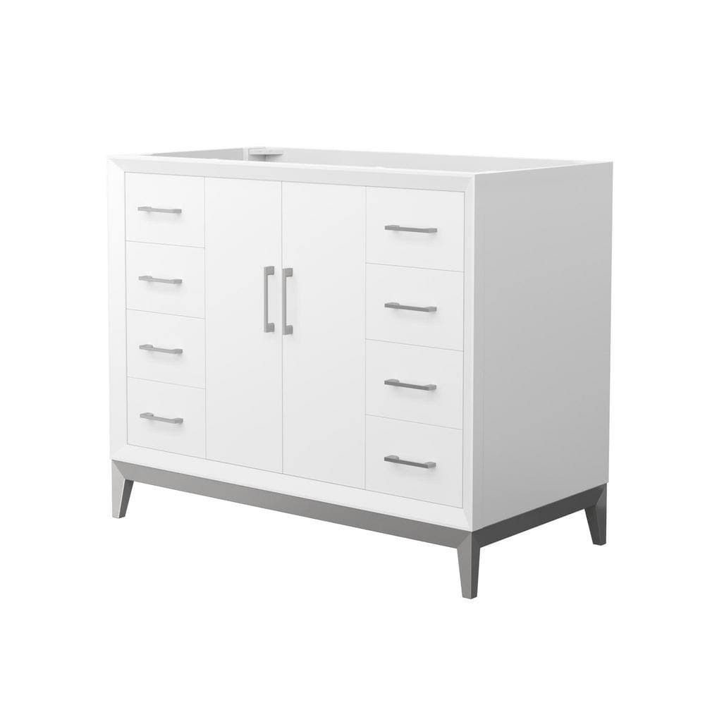Wyndham Collection Amici 59.75 in. W 21.75 in. D 34.5 in. H Single Bath Vanity Cabinet without Top (1)