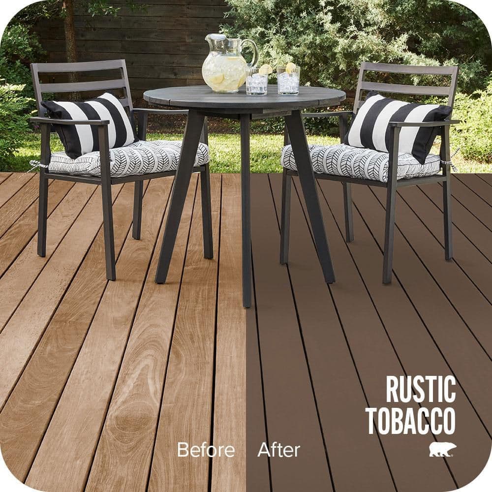 BEHR PREMIUM #N230-7 Color Waterproofing Exterior Wood Stain and Sealer (2)
