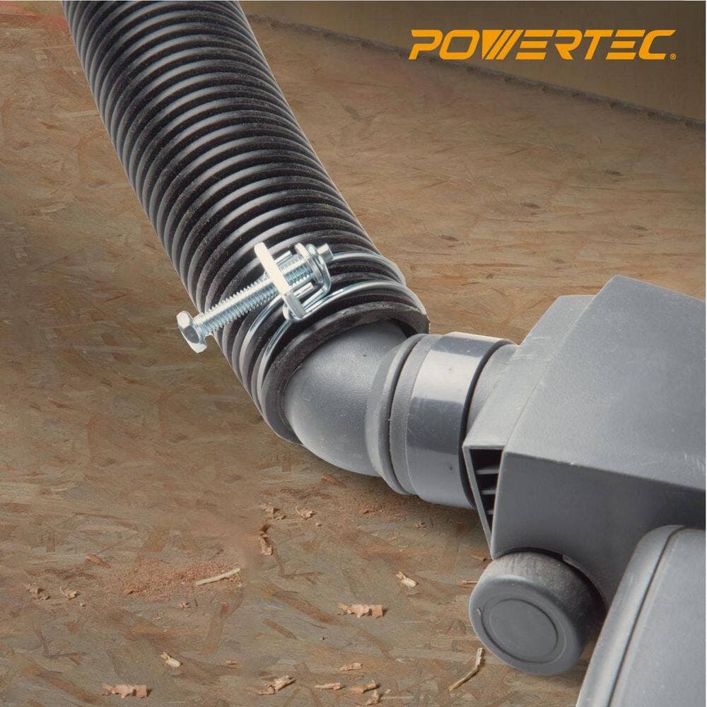 ‎POWERTEC 1-1/2 in. Wire Hose Clamp for Dust Collection System (10-Pack) (2)