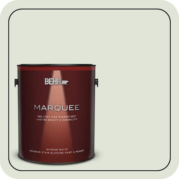 BEHR MARQUEE 1 gal. #S390-1 Sounds of Nature Matte Interior Paint & Primer (2)