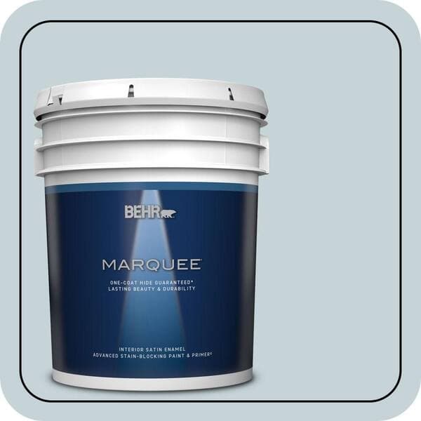 BEHR PREMIUM PLUS #PPL-73 Tranquil Sea Enamel Low Odor & Primer (2)