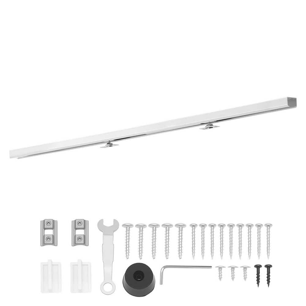 VEVOR Sliding Pocket Door Track Kit, 56.73in Soft Close, Smooth Quiet Sliding, Easy Install, 1-1 3/4in Thick, 30in Single Door (1)