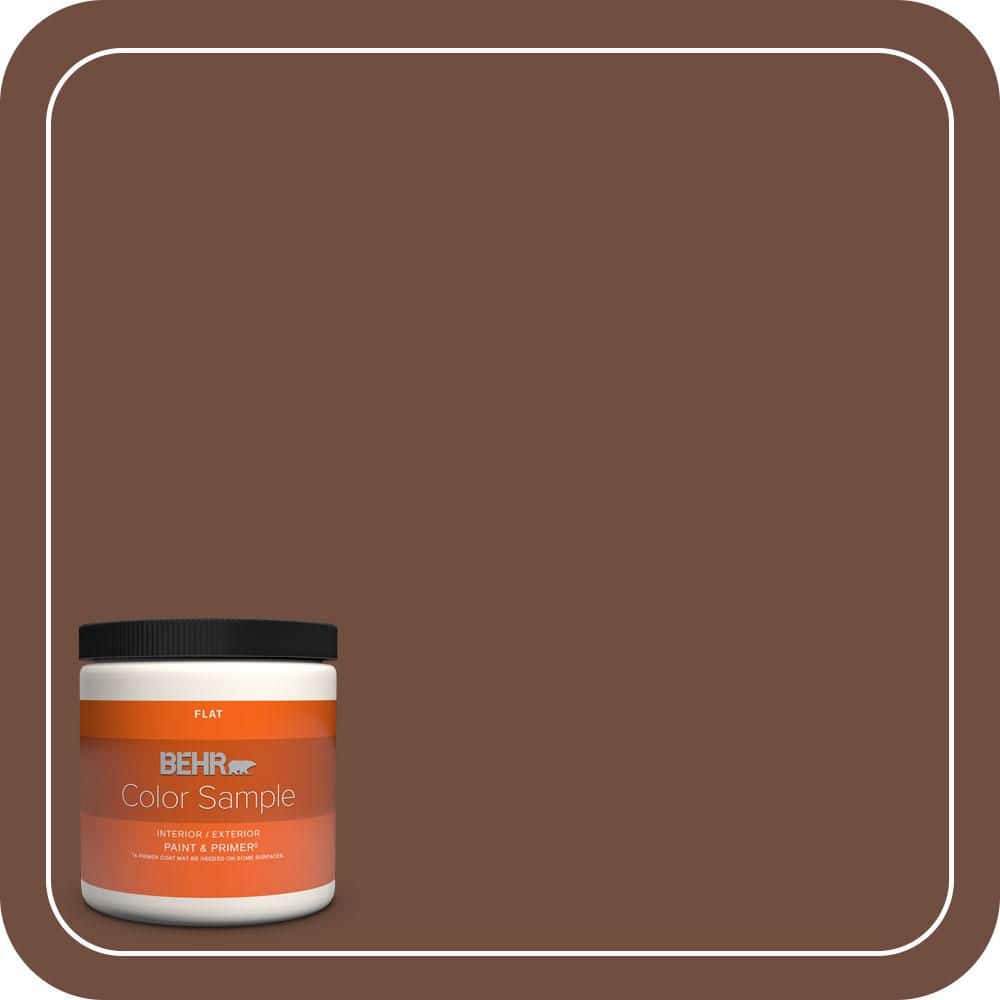 BEHR PREMIUM PLUS #N160-7 Brown Velvet Enamel Low Odor & Primer (1)