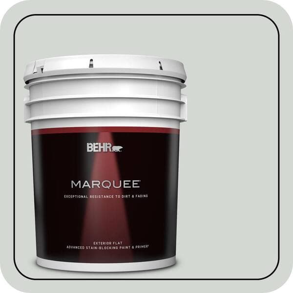 BEHR MARQUEE 5 gal. #MQ3-22 Curio Flat Exterior Paint & Primer (2)