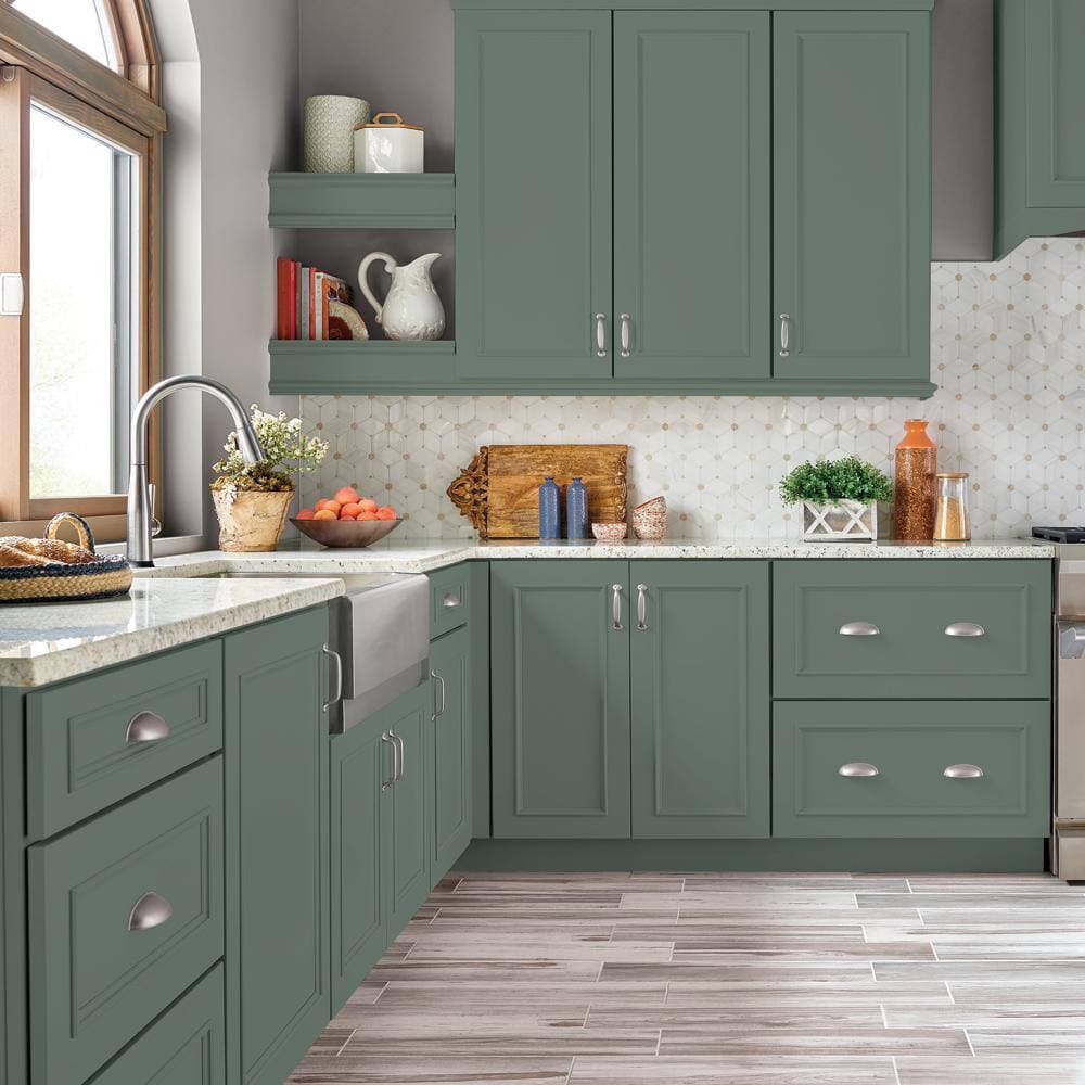 BEHR PREMIUM #N420-5 Enamel Interior/Exterior Cabinet, Door & Trim Paint (4)