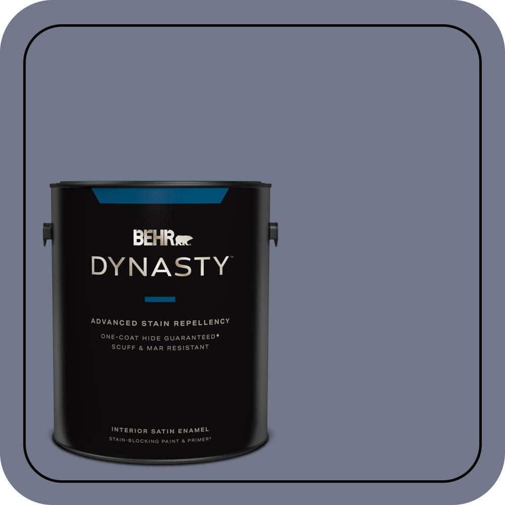 BEHR DYNASTY 1 gal. #S550-5 Fantasia One-Coat Hide Satin Enamel Interior Stain-Blocking Paint & Primer