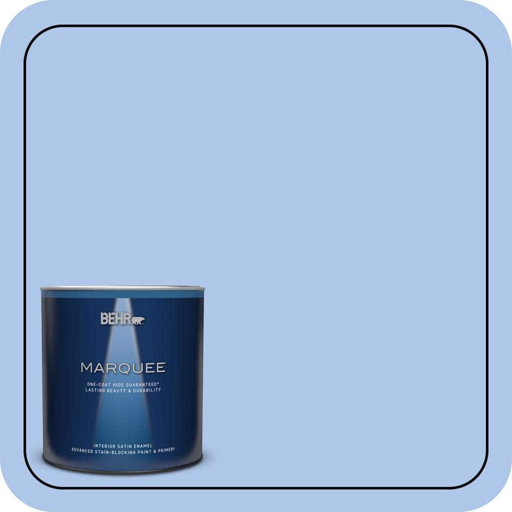 BEHR MARQUEE 1 qt. #P530-2 Promise Keeping Satin Enamel Interior Paint & Primer (1)