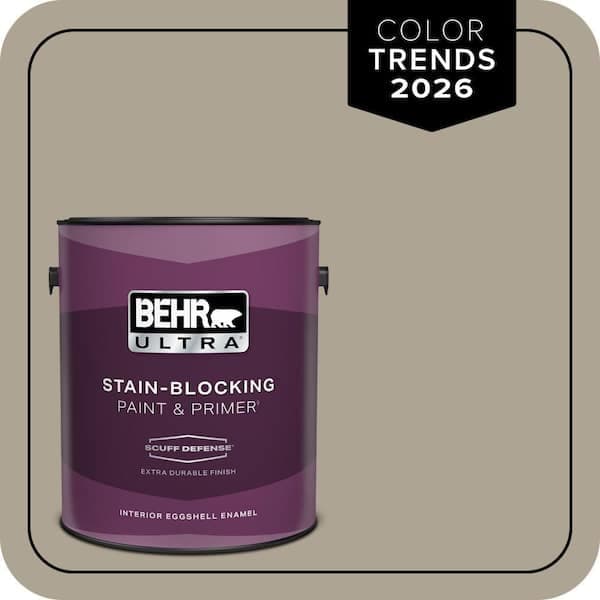 BEHR PREMIUM PLUS Home Decorators Collection #HDC-NT-14 Smoked Tan Enamel Low Odor & Primer (4)
