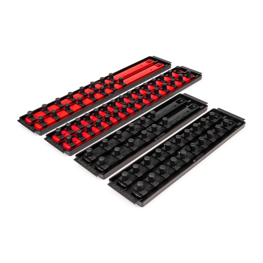 TEKTON 1/2 in. Drive Socket Rail and Tray Set (78-Tool) (1)