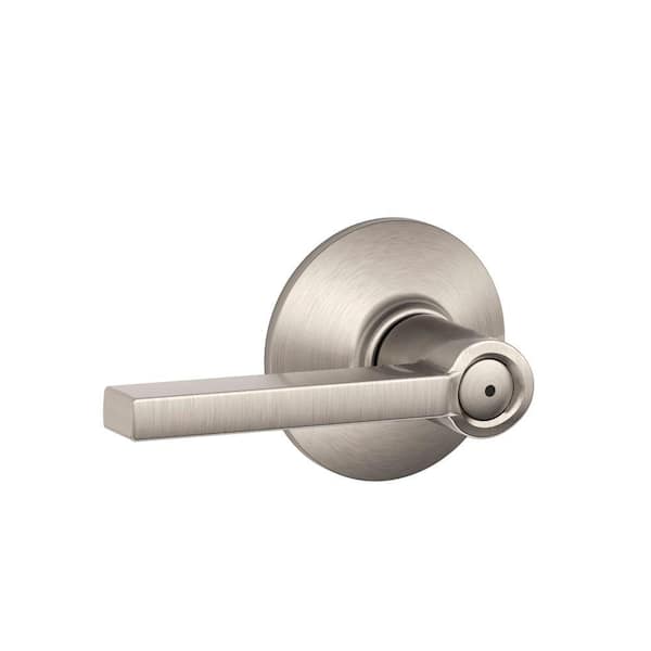 Schlage Latitude Satin Nickel Privacy Bed/Bath Handle
