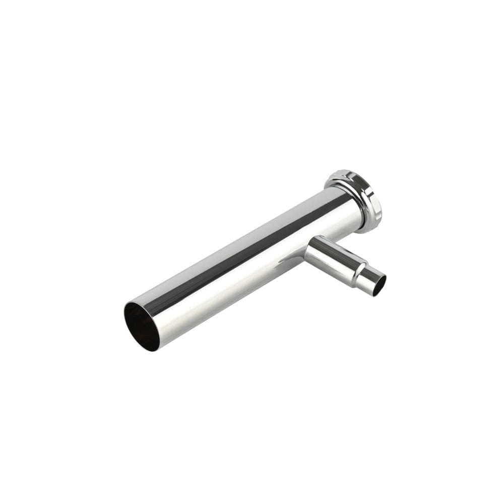 Everbilt 1-1/2 in. x 8 in. 24-Gauge Chrome-Plated Brass Flanged Strainer Sink Drain Tailpiece Extension Tube with Hi-Line-DB (3)