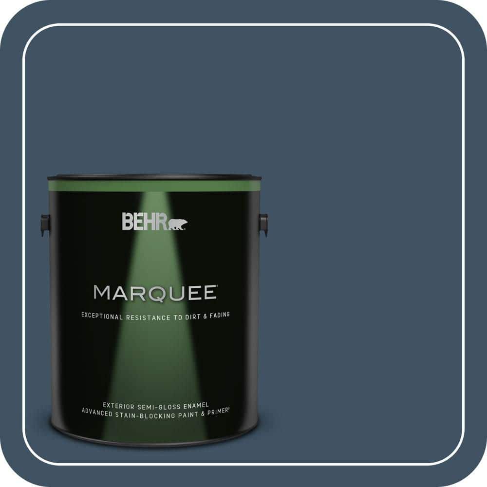 BEHR MARQUEE 1 gal. #560F-7 Twilight Chimes Semi-Gloss Enamel Exterior Paint & Primer