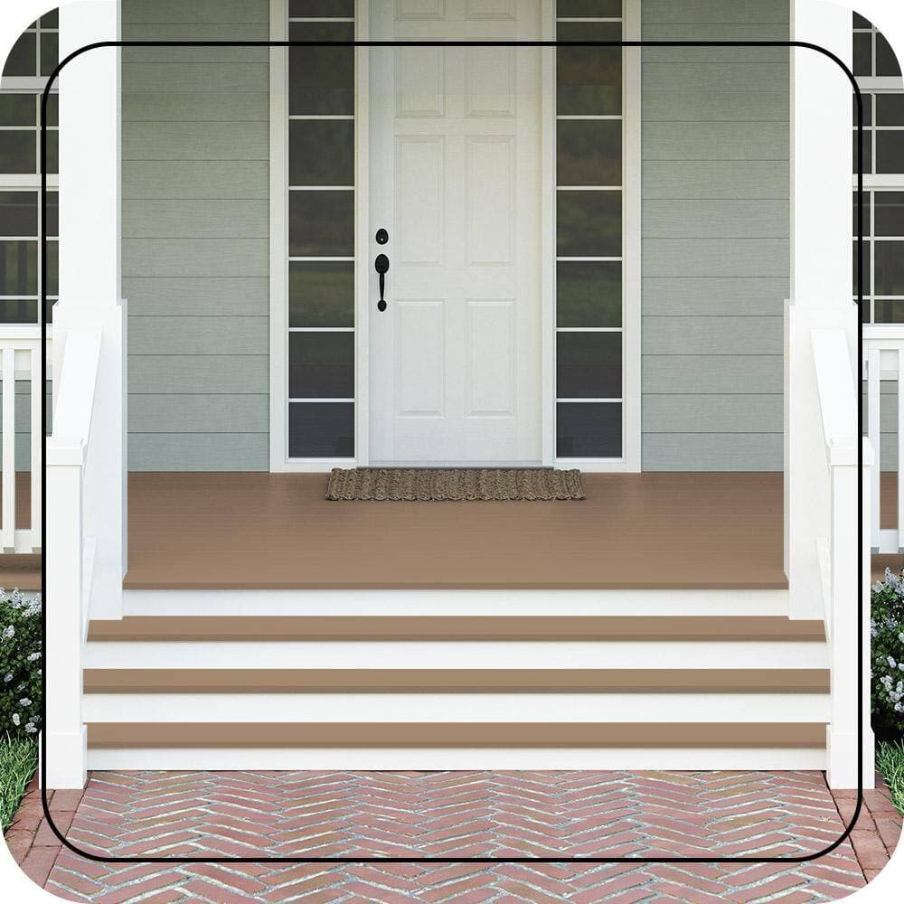 BEHR PREMIUM #N260-5 Textured Low-Lustre Enamel Interior/Exterior Porch and Patio Anti-Slip Floor Paint (2)