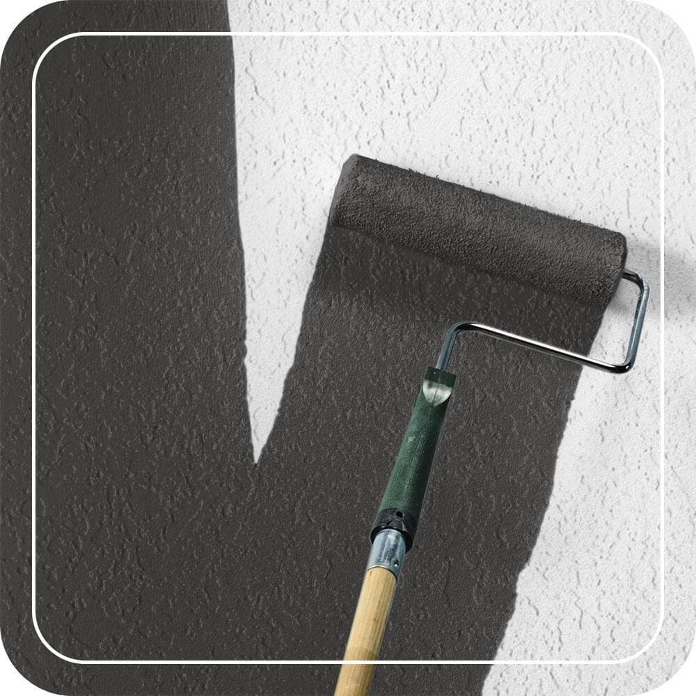 BEHR PREMIUM 1 gal. #N510-7 Blackout Elastomeric Masonry, Stucco and Brick Exterior Paint (3)