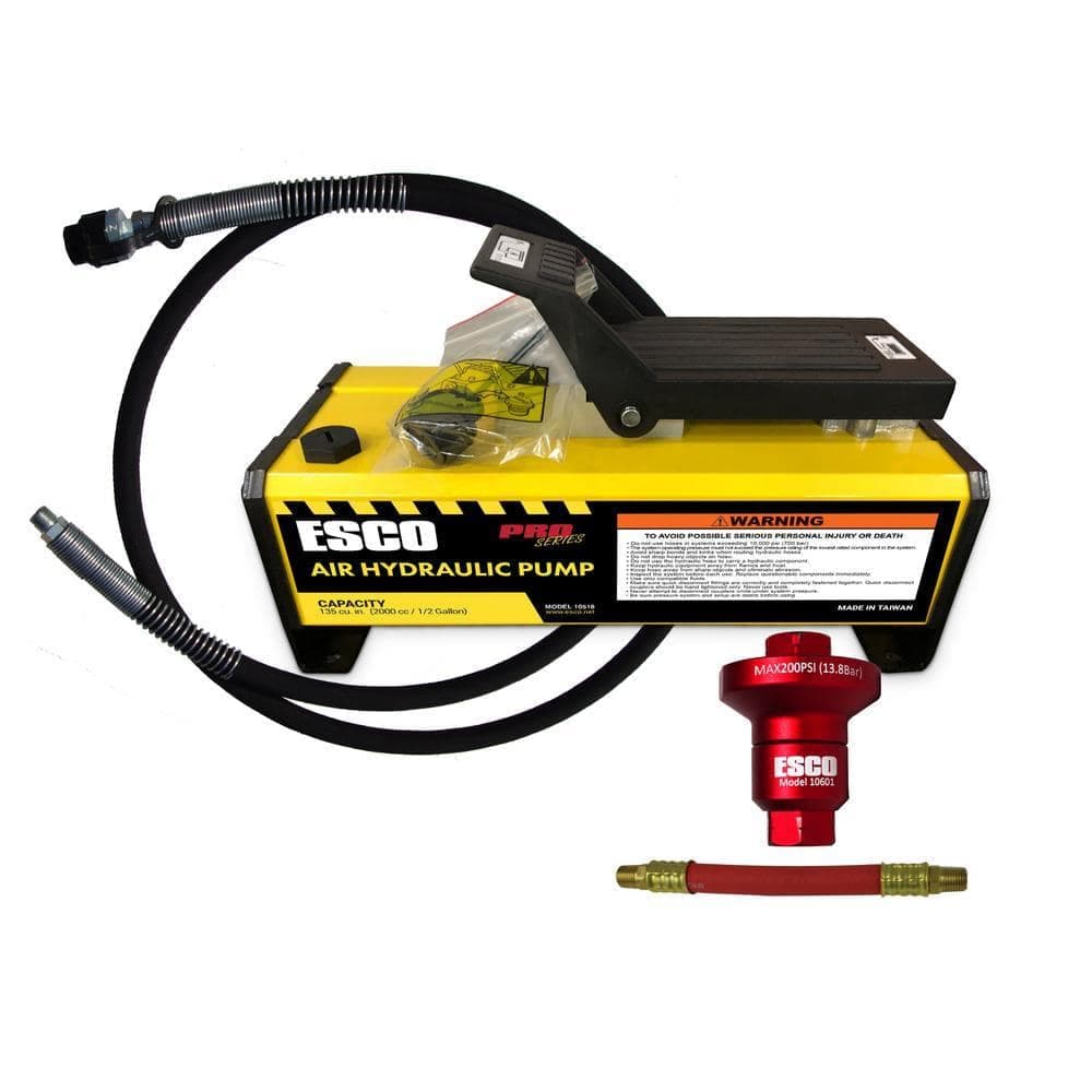 ESCO Pro Series 1/2 Gallon Air Hydraulic Pump Kit