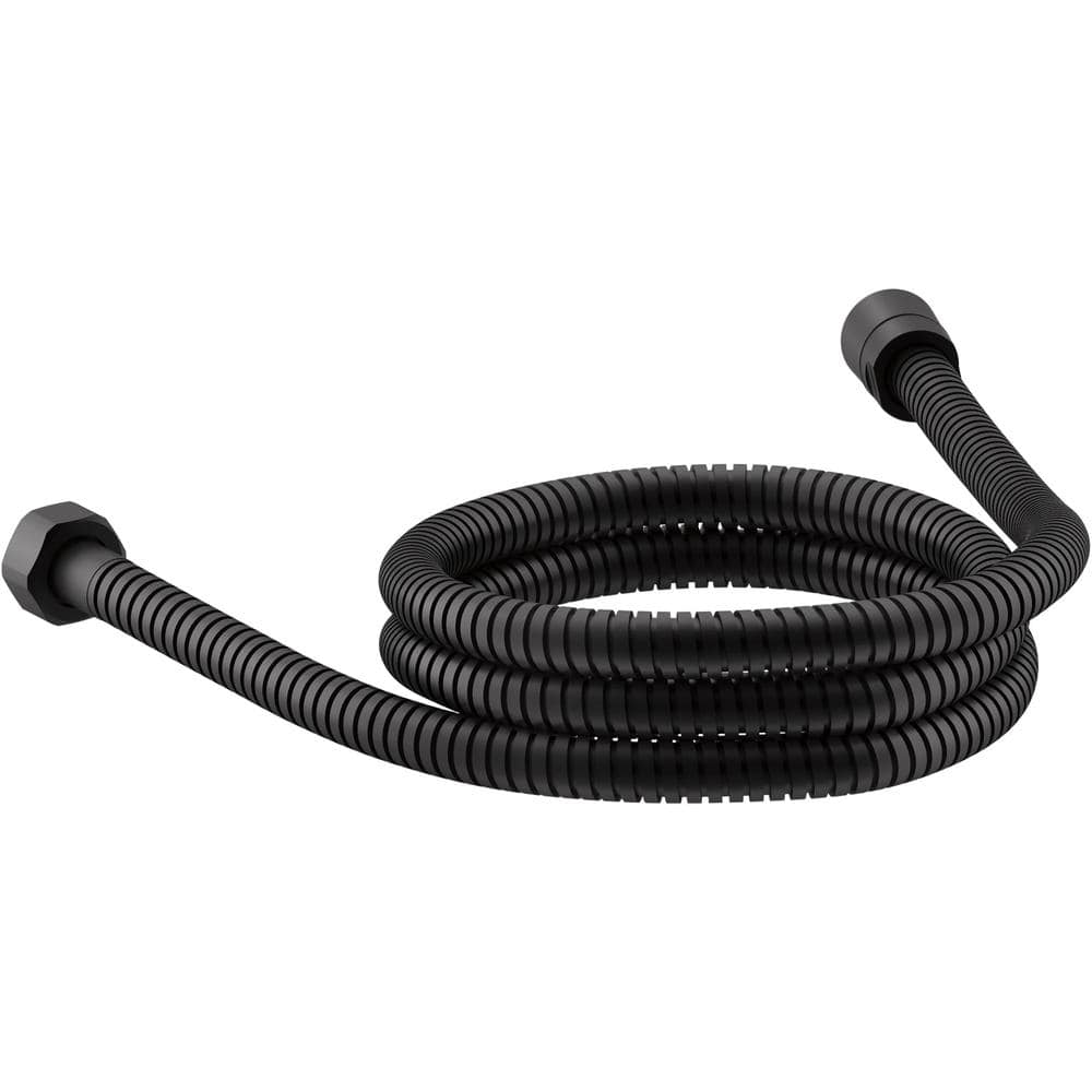 KOHLER MasterShower 72 in. Metal Shower Hose in Matte Black (1)