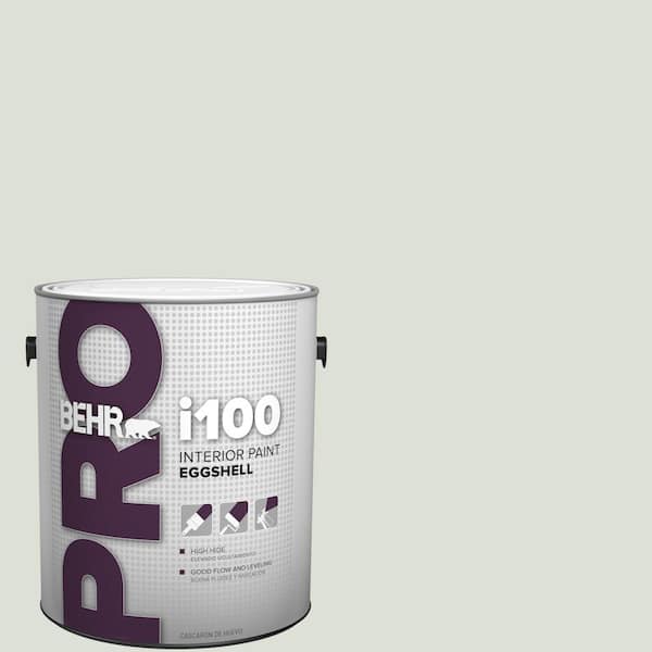 BEHR PRO 1 gal. #N390-1 Light Mist Eggshell Interior Paint (2)