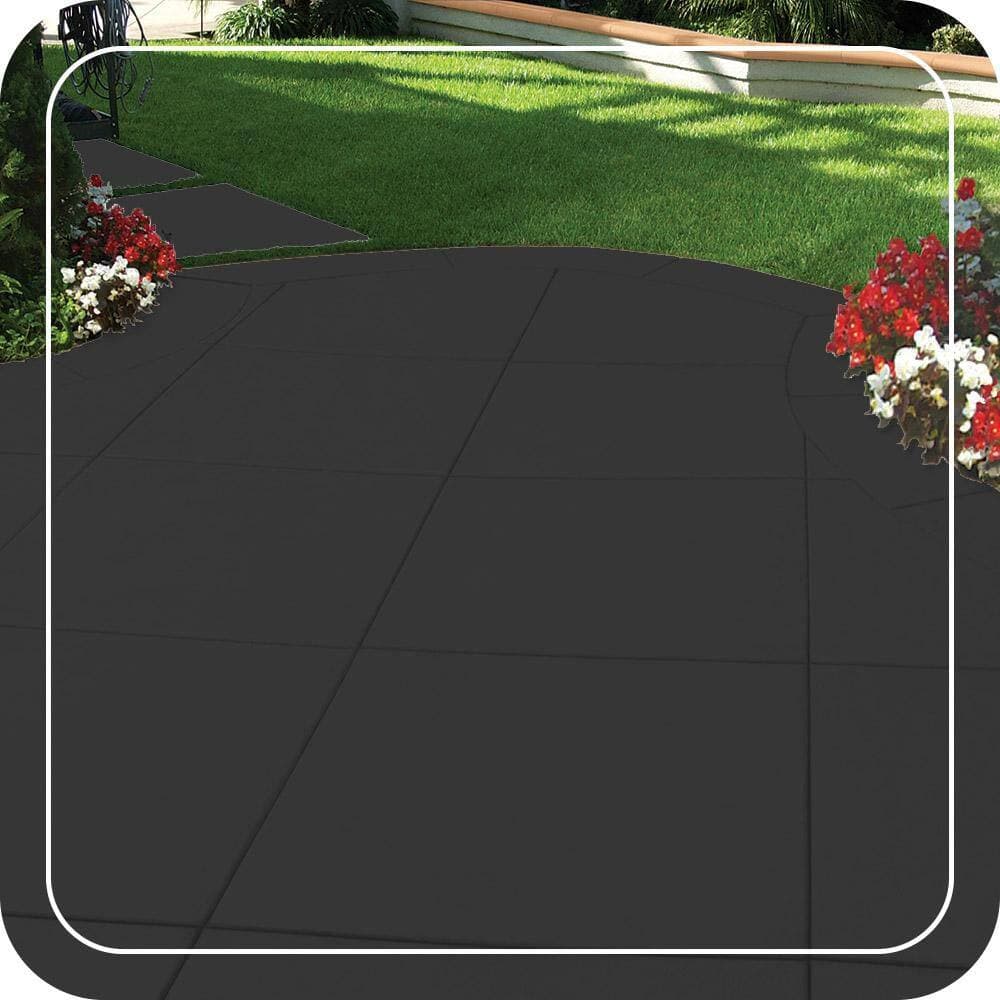 BEHR PREMIUM 1 gal. #OSHA-8 OSHA SAFETY BLACK Low-Lustre Enamel Interior/Exterior Porch and Patio Floor Paint (4)