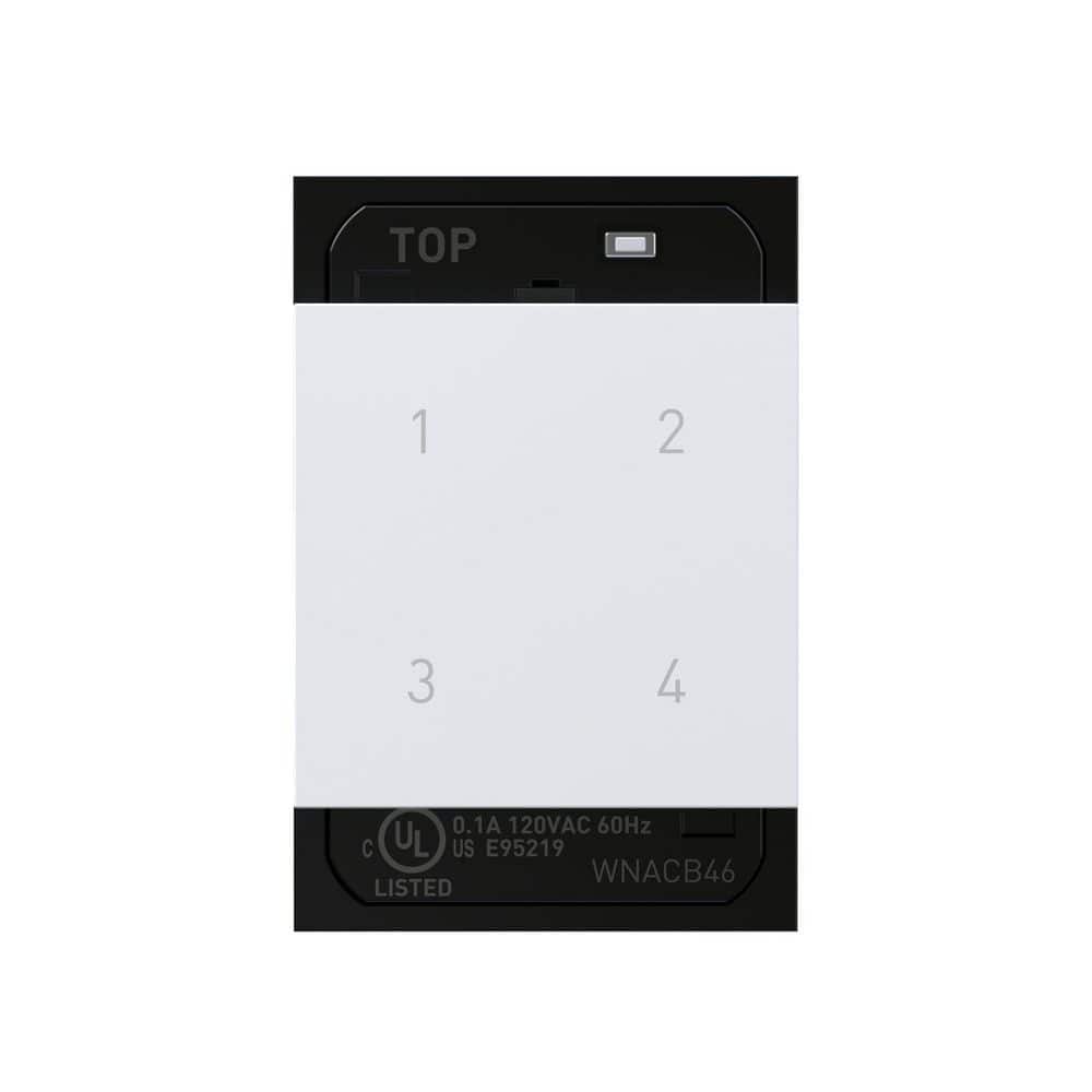 Legrand Adorne Wired Smart Scene Controller Rocker Light Switch with Netatmo White (1)