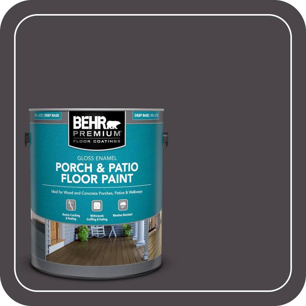 BEHR PREMIUM 1 gal. #N550-7 Catwalk Gloss Enamel Interior/Exterior Porch and Patio Floor Paint
