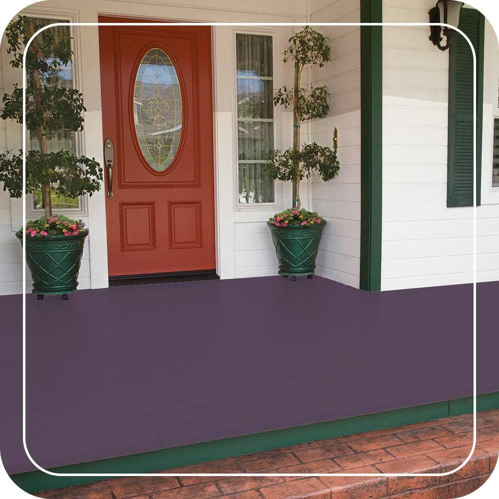 BEHR PREMIUM 1 gal. #M100-6 Vintner Low-Lustre Enamel Interior/Exterior Porch and Patio Floor Paint (2)