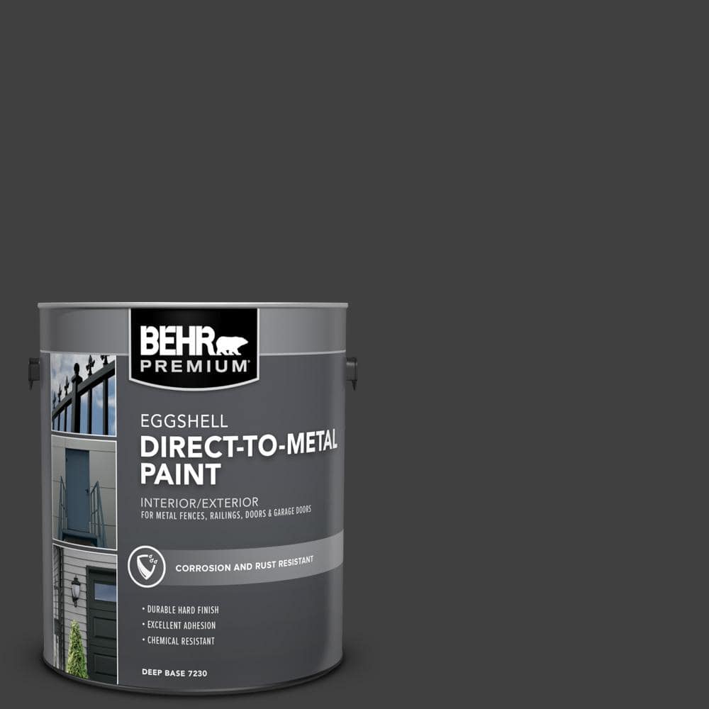 BEHR PREMIUM #1350 Ultra-Pure Black Direct to Metal Interior/Exterior Paint