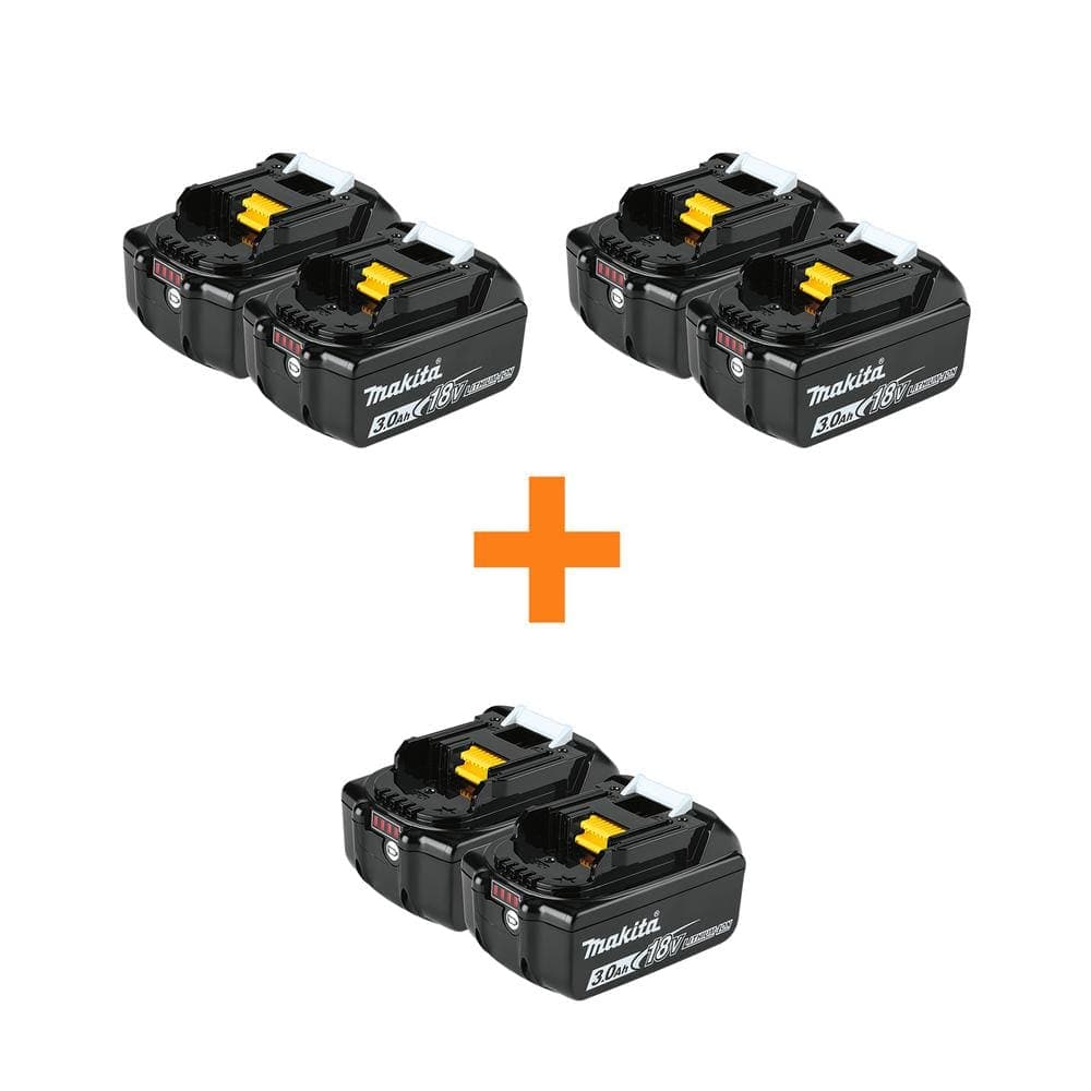 Makita 18V LXT Lithium-Ion Battery 0Ah (2-Pack) and 18V LXT Battery 0Ah (2-Pack) with 18V LXT Battery 0Ah (2-Pack) (1)