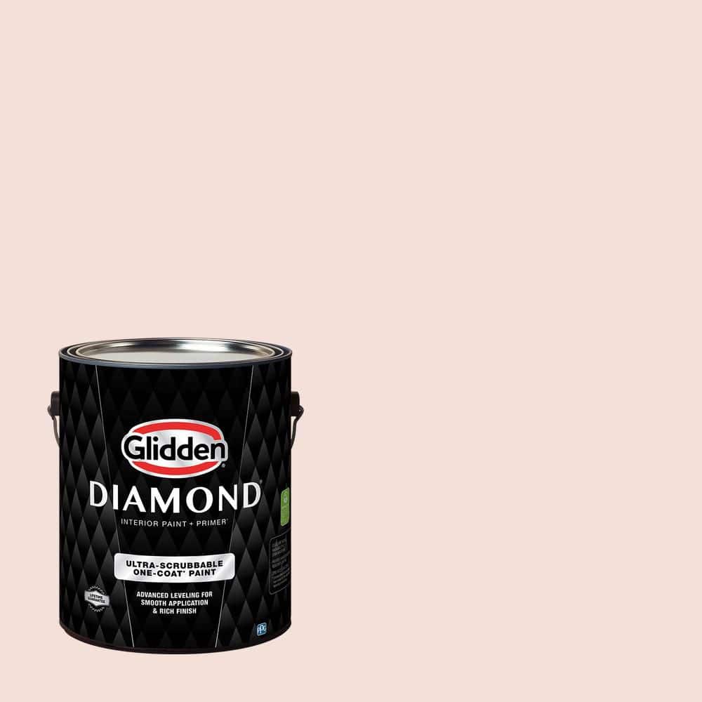 Glidden Diamond 1 gal. #PPG1192-2 Peachskin Eggshell Interior Paint with Primer