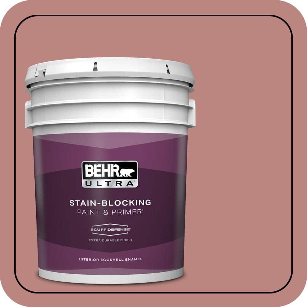 BEHR ULTRA 5 gal. #S150-4 Red Clover Extra Durable Eggshell Enamel Interior Paint & Primer