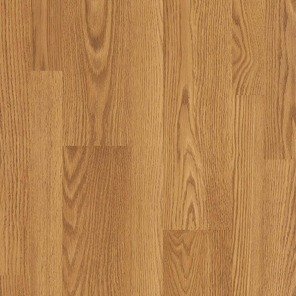 TrafficMaster Diamond Hitch Oak 7 mm T x 8.03 in. W x 47.64 in. L Click Lock Laminate Wood Flooring(23.91 sq. ft. /case)