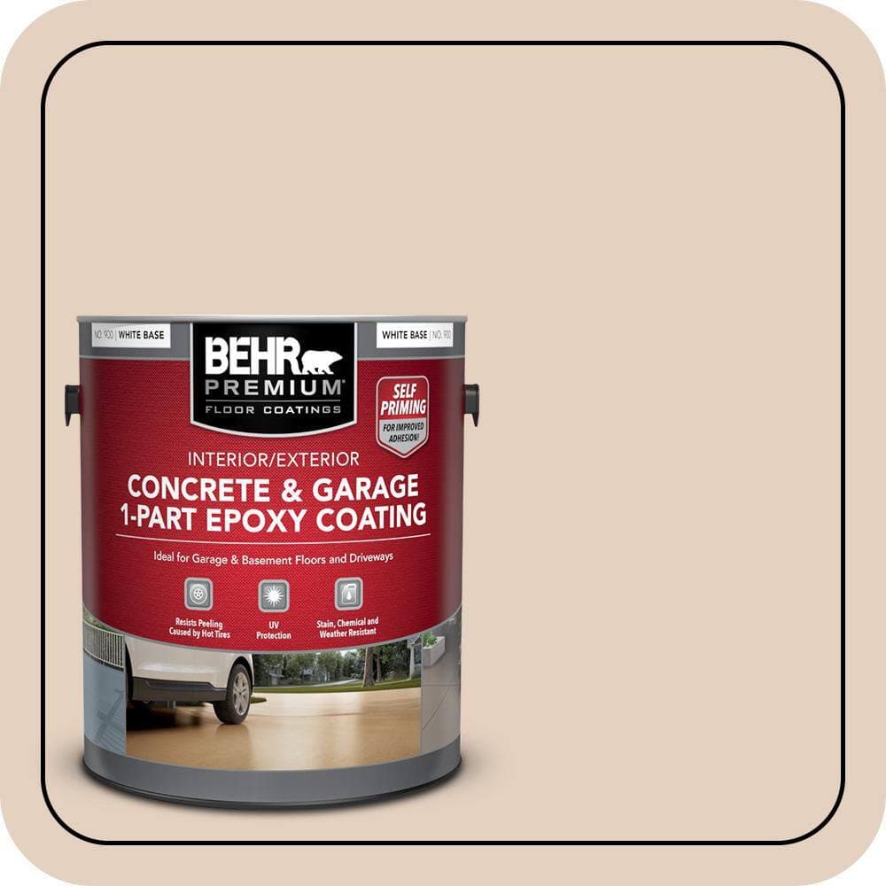BEHR PREMIUM #S220-1 Self-Priming 1-Part Epoxy Satin Interior/Exterior Concrete and Garage Floor Paint (1)