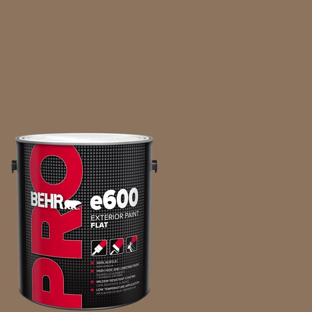 BEHR PRO 1 gal. #N260-6 Outdoor Cafe Flat Exterior Paint