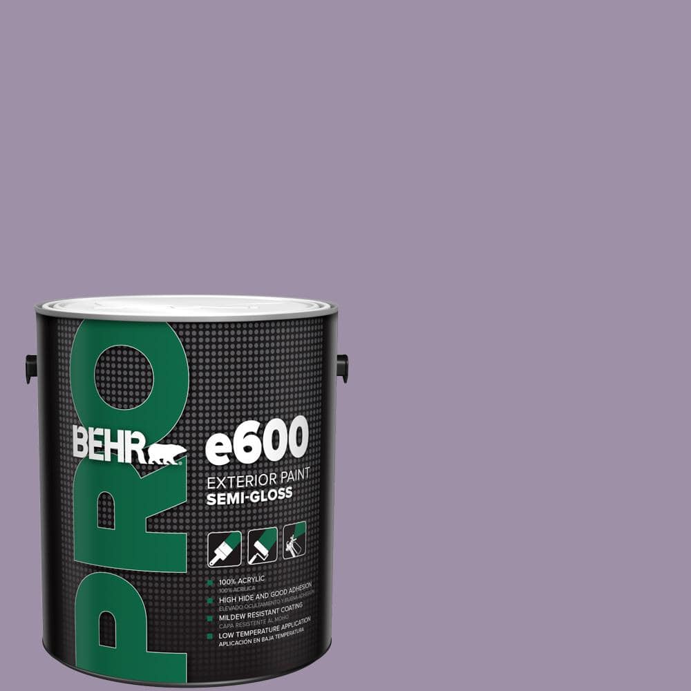 BEHR PRO 1 gal. #S100-4 Ancestry Violet Semi-Gloss Exterior Paint