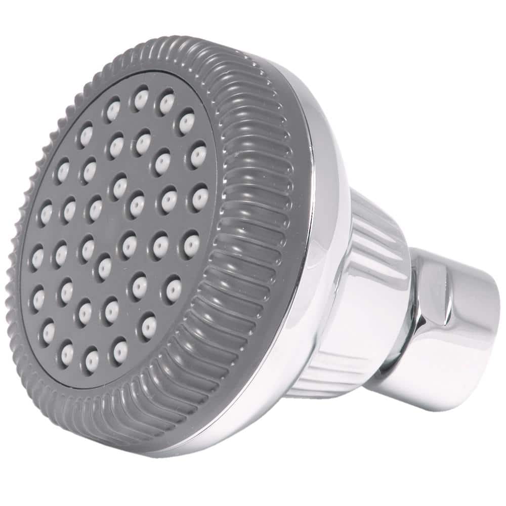 Glacier Bay 1-Spray 1.4 in. Single Wall Mount Fixed Shower Head in Chrome (2)