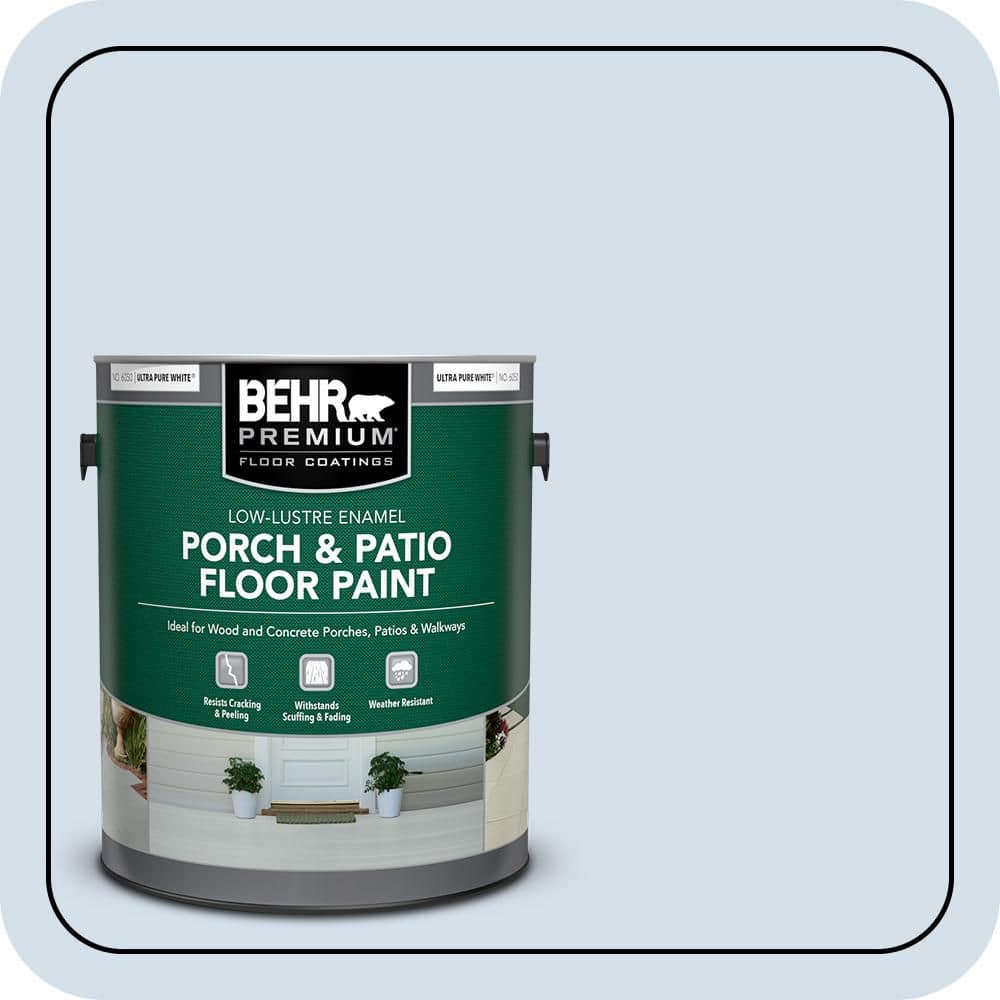 BEHR PREMIUM #580E-1 Low-Lustre Enamel Interior/Exterior Porch and Patio Floor Paint (1)