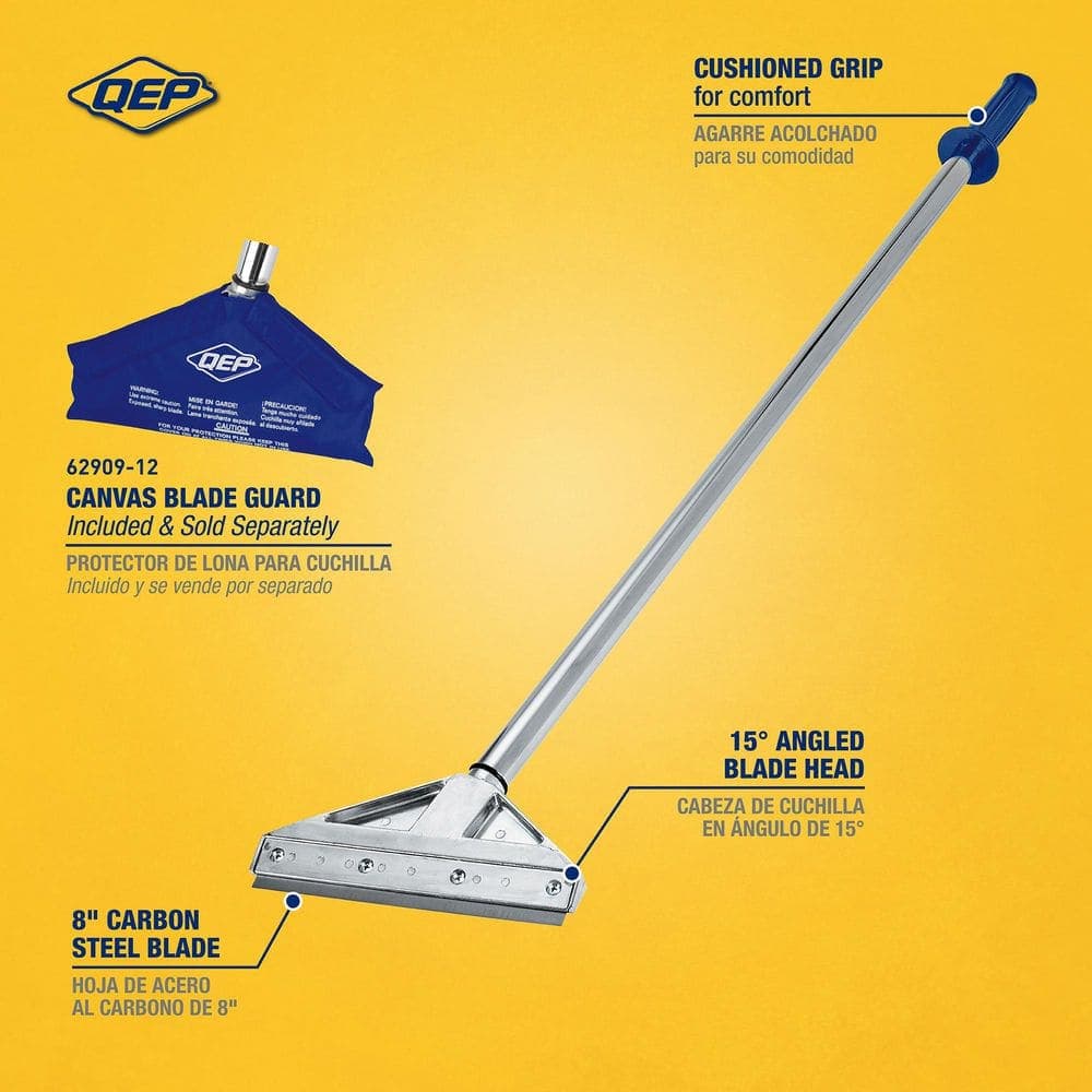 QEP 8 in. W Adjustable Steel Razor Blade Floor Scraper and Stripper (3)