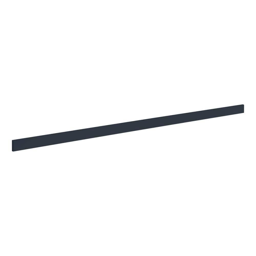 Hampton Bay Avondale/Leyton 3 in. W x 91.5 in. H Cabinet Filler in Ink Blue