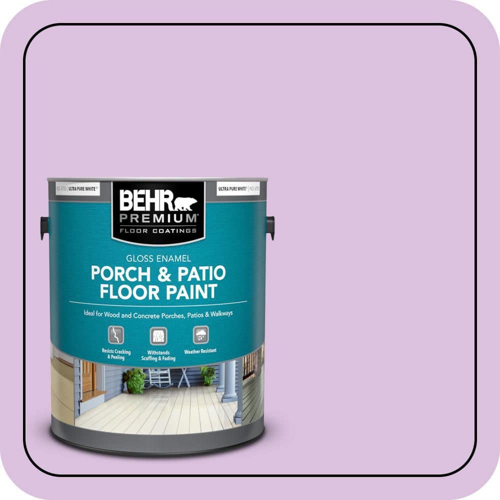 BEHR PREMIUM 1 gal. #P100-3 Epiphany Gloss Enamel Interior/Exterior Porch and Patio Floor Paint