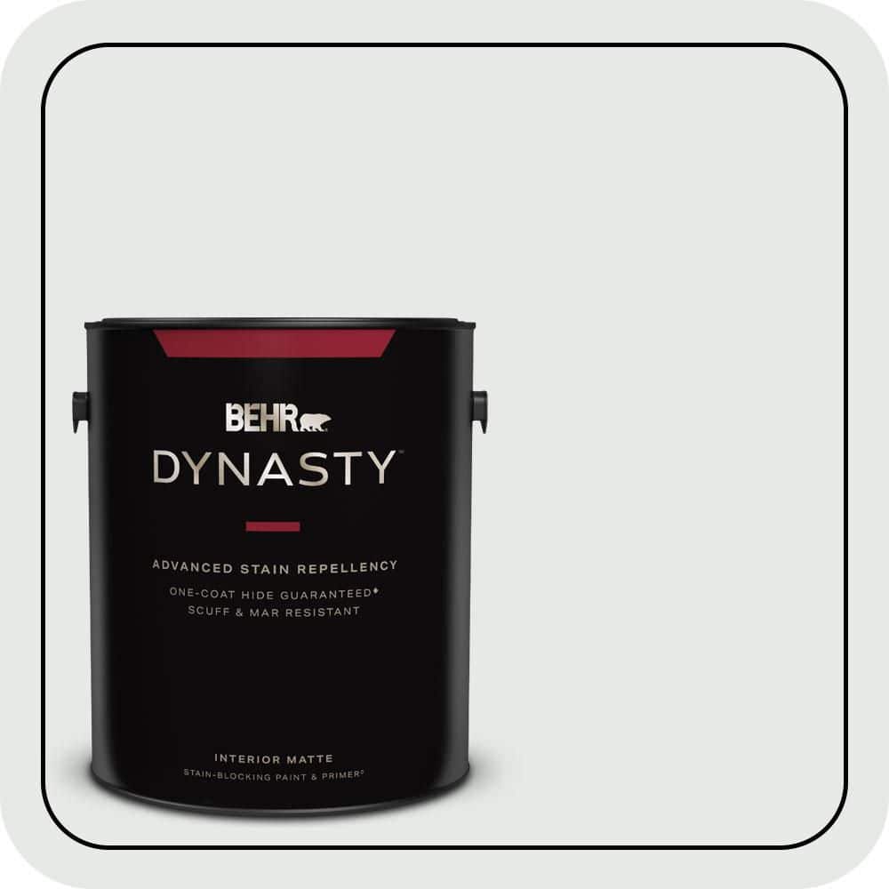 BEHR DYNASTY 1 gal. #PWN-44 Bay Breeze Matte Interior Stain-Blocking Paint & Primer