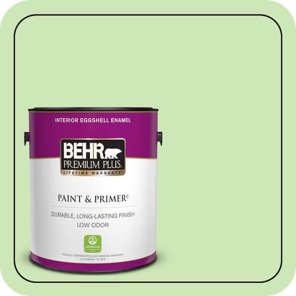 BEHR PREMIUM PLUS #430A-3 Fairway Mist Flat Interior/ & Primer Color Sample (2)