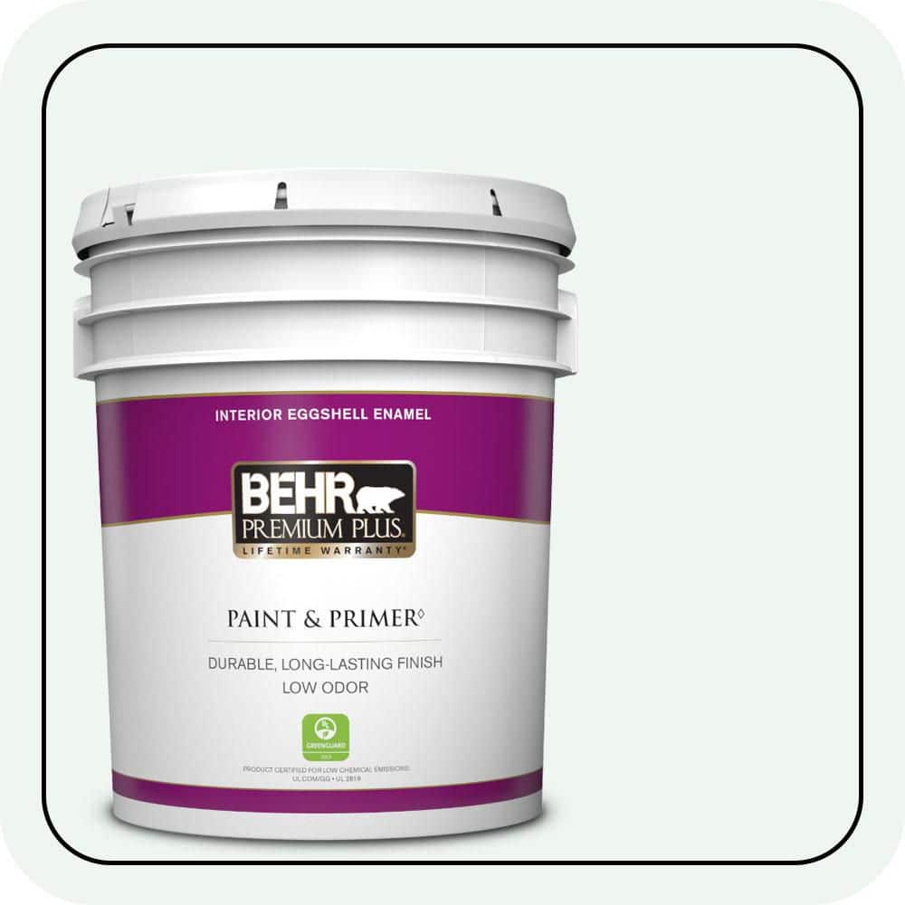 BEHR PREMIUM PLUS 5 gal. #T13-14 Heavy Sugar Eggshell Enamel Low Odor Interior Paint & Primer (1)