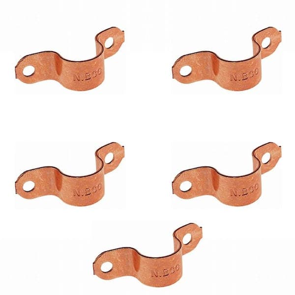 Everbilt 1/2 in. Copper Tube Strap (5-Pack) (2)